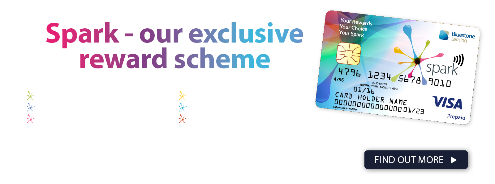 Spark - our exclusive reward scheme